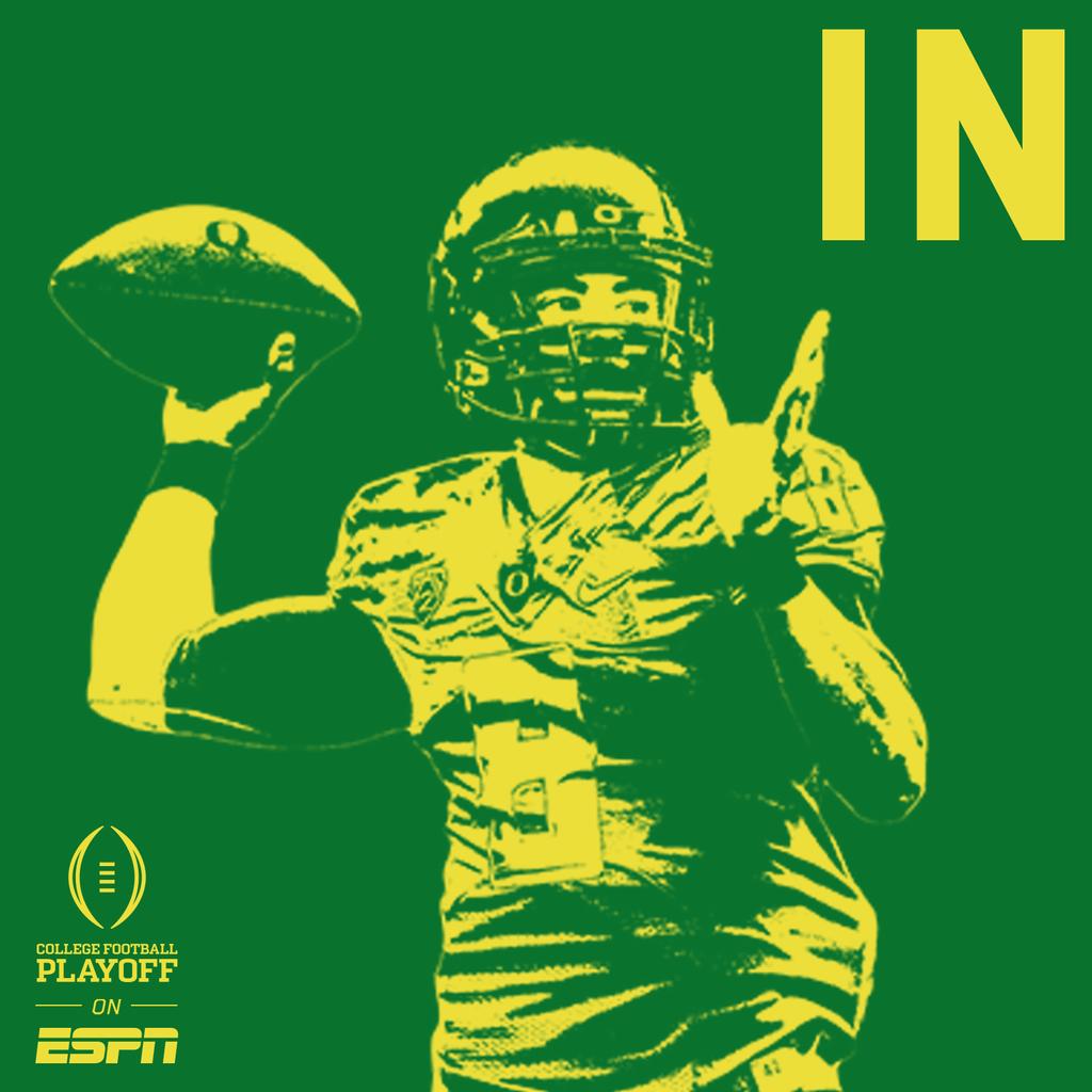 GMA's tweet photo. America, who do you think is going to win the @CFBPlayoff: #Aabama, @OhioStAthletics, @FSUfootball or #Oregon? http://t.co/N7u6sJYckI