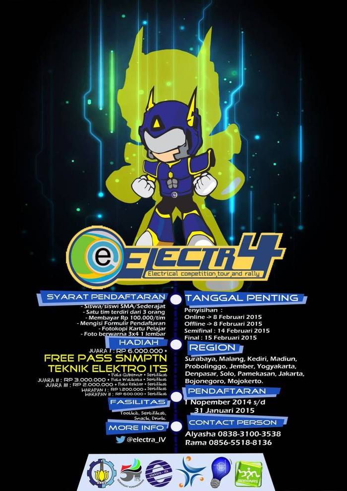 <a href="/SMANEMA/">SMAN 1 MANYAR</a> Olimpiade tingkat SMA se-Indonesia| Pendaftaran : now-31 Jan '15 | more info: @electra_IV #electr4