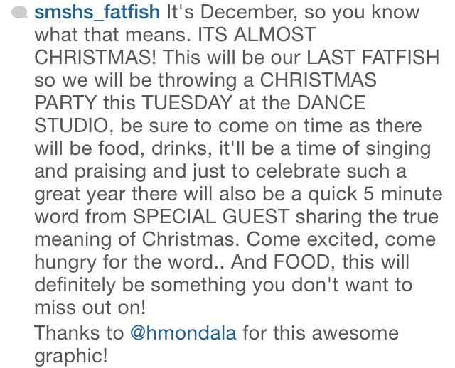 fatfishfamily's tweet photo. ALL ARE WELCOME! 🎉🎄🎁😊 #IMPACT2014 http://t.co/34v2xinop0