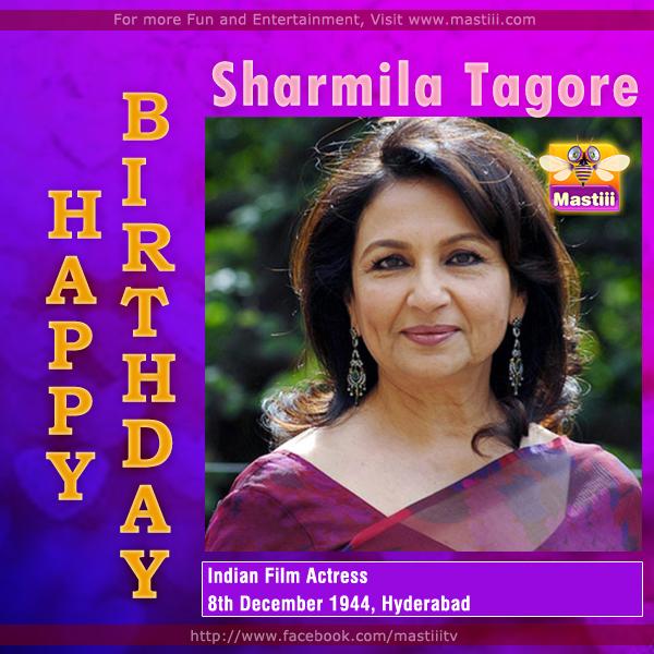  wishes Sharmila Tagore a very Happy Birthday. 