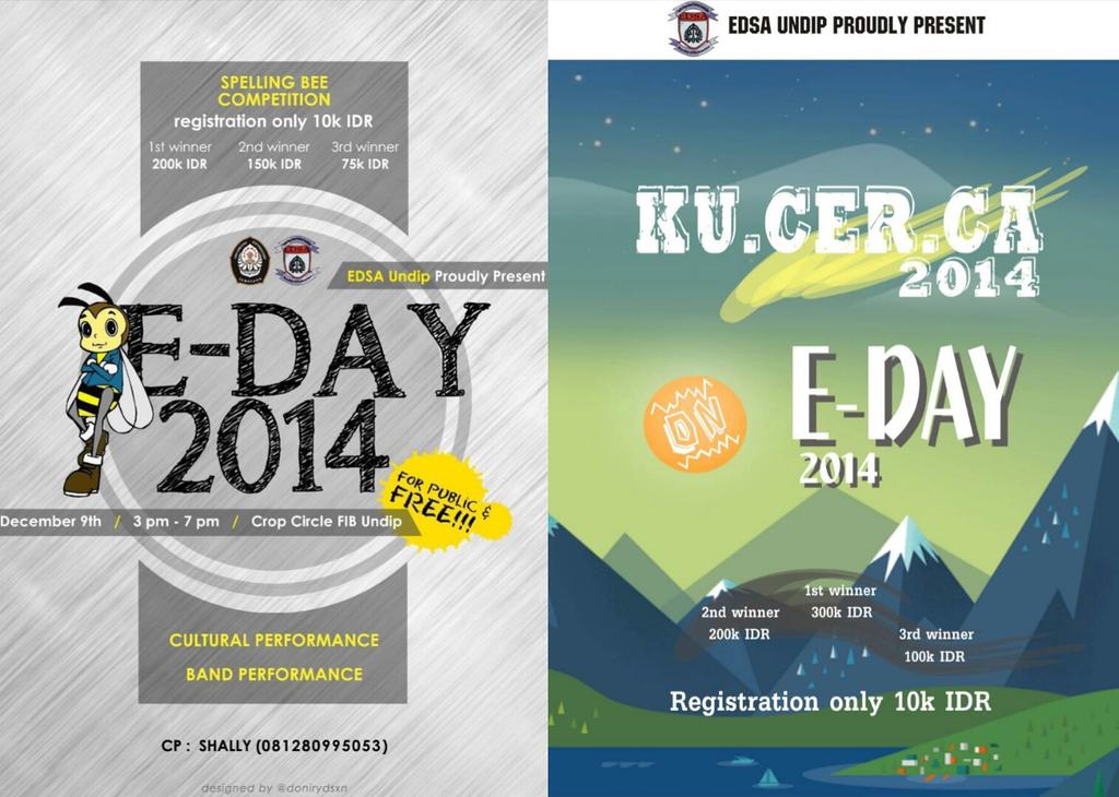 Melodi Pagi, <a href="/BeatlemaniaSMG/">Beatlemania Semarang</a>, <a href="/HorologyMusic/">Horology Music</a> and also <a href="/Quinxie_Band/">QUINXIE</a> are going to perform at #EDAY2014 too! Tomorrow!