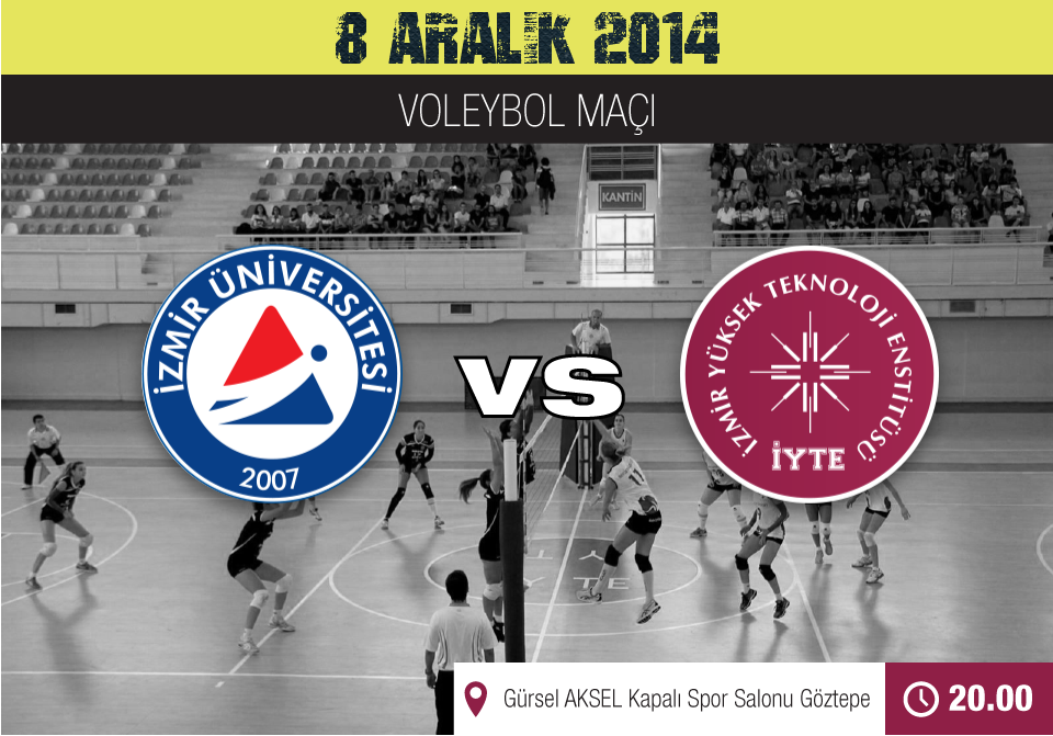 İYTE-İZÜ Voleybol Karşılaşması iyte.edu.tr/Duyurular.aspx… <a href="/std_iyte/">std_iyte</a> <a href="/iyteydyo/">İYTE YDYO</a>