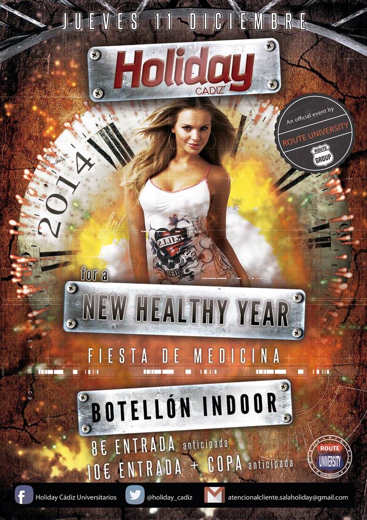 Marina_RouteGr's tweet photo. Os traemos la ultima fiesta universitaria del año en @Holiday_Cadiz solo 8 euros entrada anticipada! 610950831 http://t.co/DgOi57Pv7Q