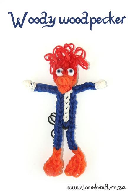 Loombandsa's tweet photo. Woody woodpecker #loombands tutorial http://t.co/RwhQy0dBQU http://t.co/G01x3DH9kc