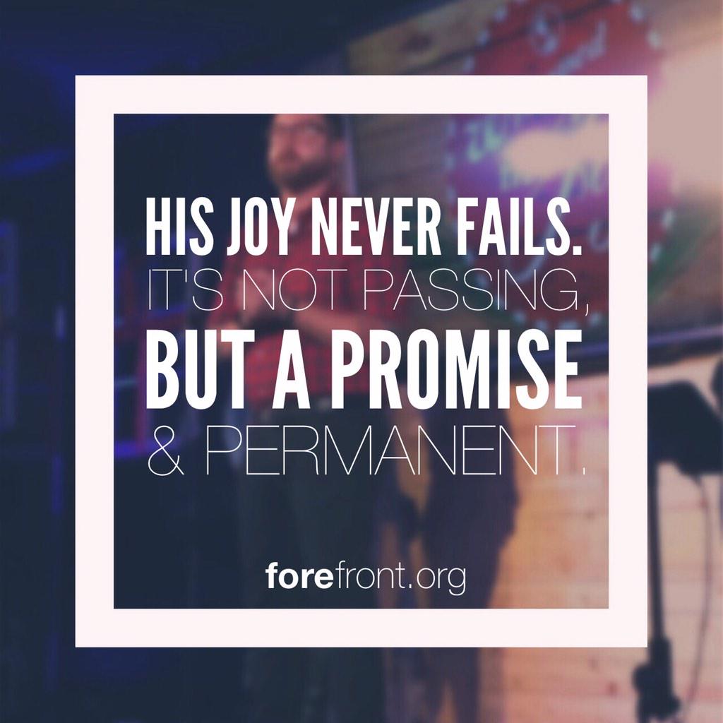 Forefront757's tweet photo. A little Monday morning encouragement from yesterday's service. Remember to #choosejoy #forefront757 http://t.co/XM5mBi4PWz