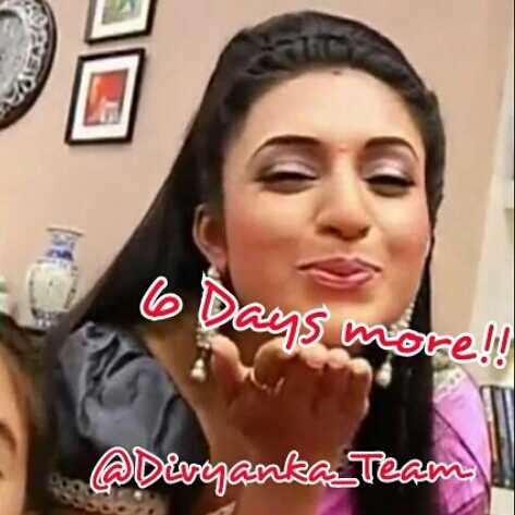 6 Days more for Happy Birthday Divyanka Tripathi :) :) 