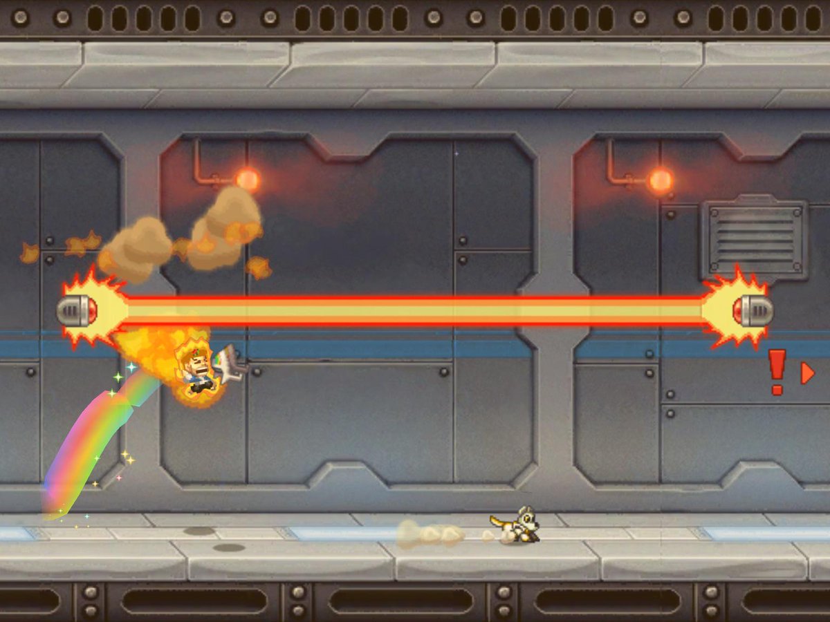 antonioraffe's tweet photo. I just flew 915m in an explosive game of #JetpackJoyride on iPad. http://t.co/YiyWytJS1B http://t.co/QvtrBkpzRn