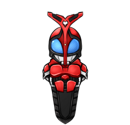 仮面ライダーカブト(ライダーフォーム)
おまけでダークカブト 