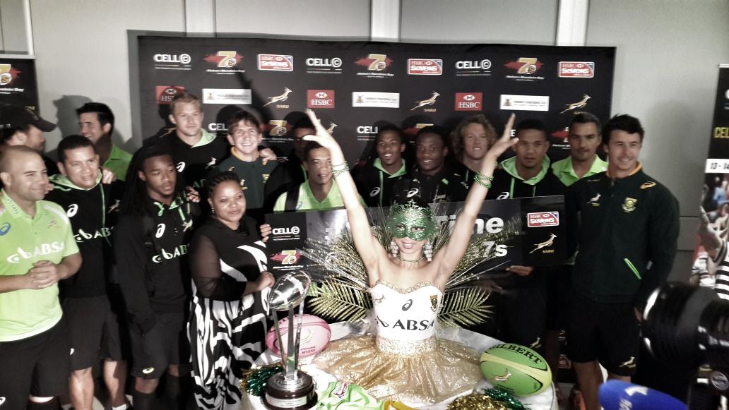 CapeTown7s's tweet photo. From Dubai to the Baai. The defending @SouthAfrica7s champions and current @Dubai7s champions. #ItsGoTime @Blitzboks http://t.co/BM4YixjzPg