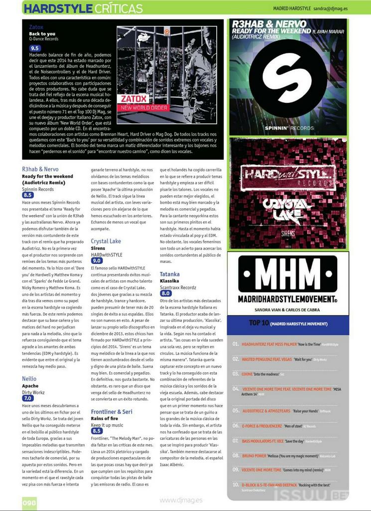 madridhardstyle's tweet photo. Hardstyle reviews:
@djheadhunterz @MissPalmerMusic @wastedpenguinz @djcoone @vicente_omt @BassModulators @viceartist http://t.co/BV4Vtt9Wrz