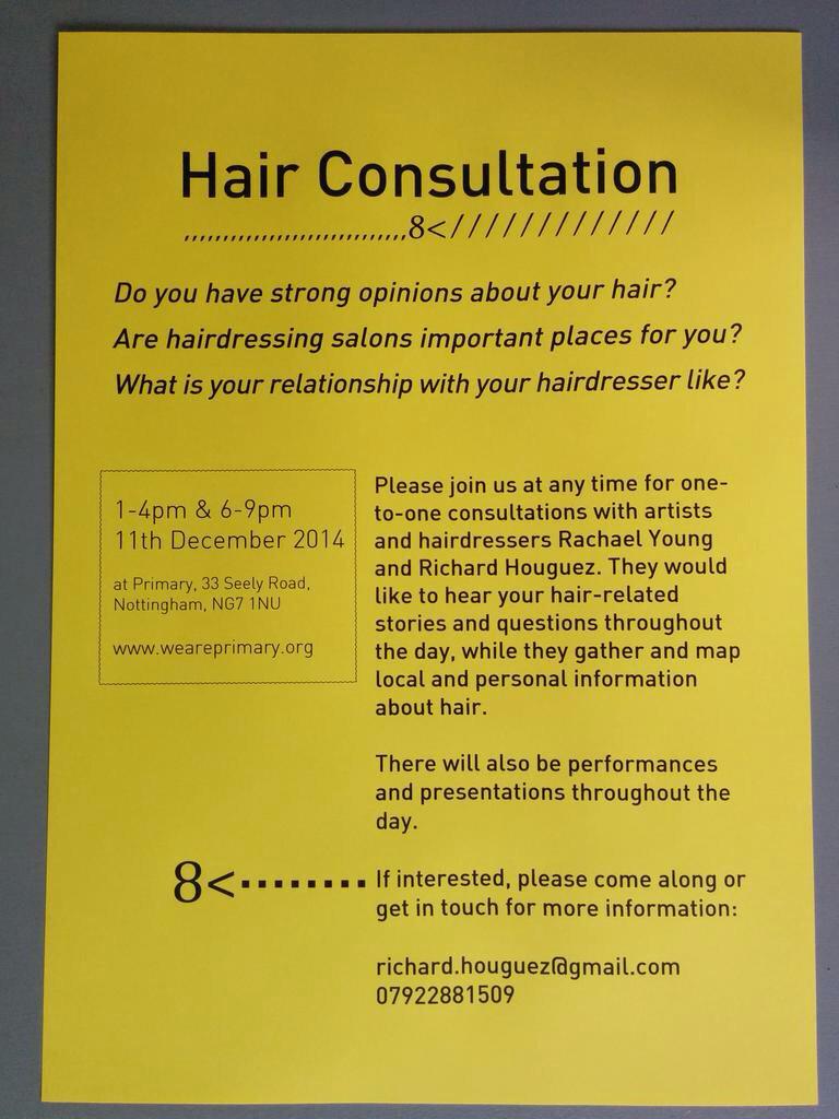 Rachaelraymck's tweet image. One to one consultations, performances, films discussion. This Thursday 11Dec 1pm - 4pm/6-9 @WeArePrimary @HannahPool