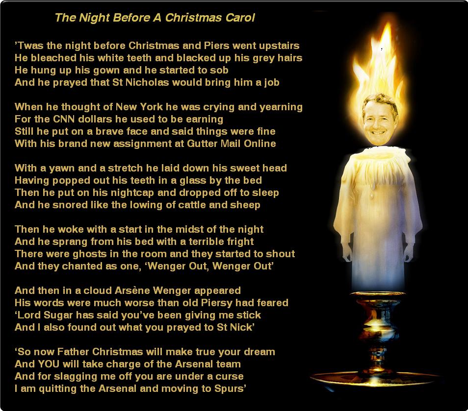 Lord_Sugar's tweet photo. Hi Piersy. In case u missed it earlier, here's 'The Night Before Christmas' specially tailored for you @piersmorgan http://t.co/pwHknsOjKd