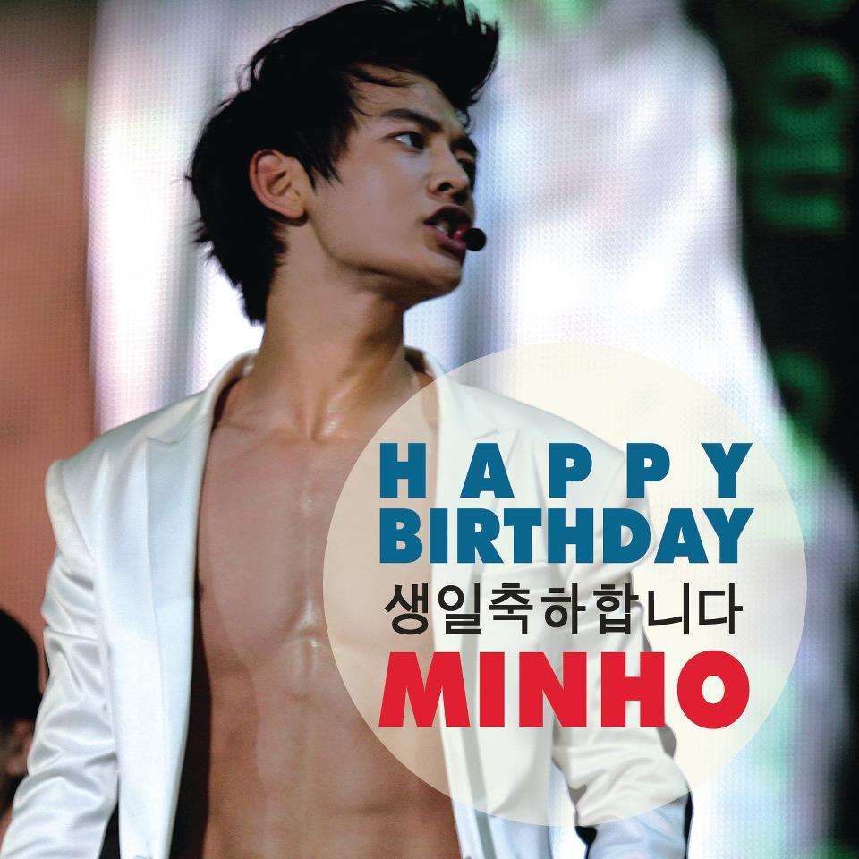 Happy birthday buat suami RL t-ae, Choi Minho! I love you minho oppa and happy birthday for all minhos RP^^ 