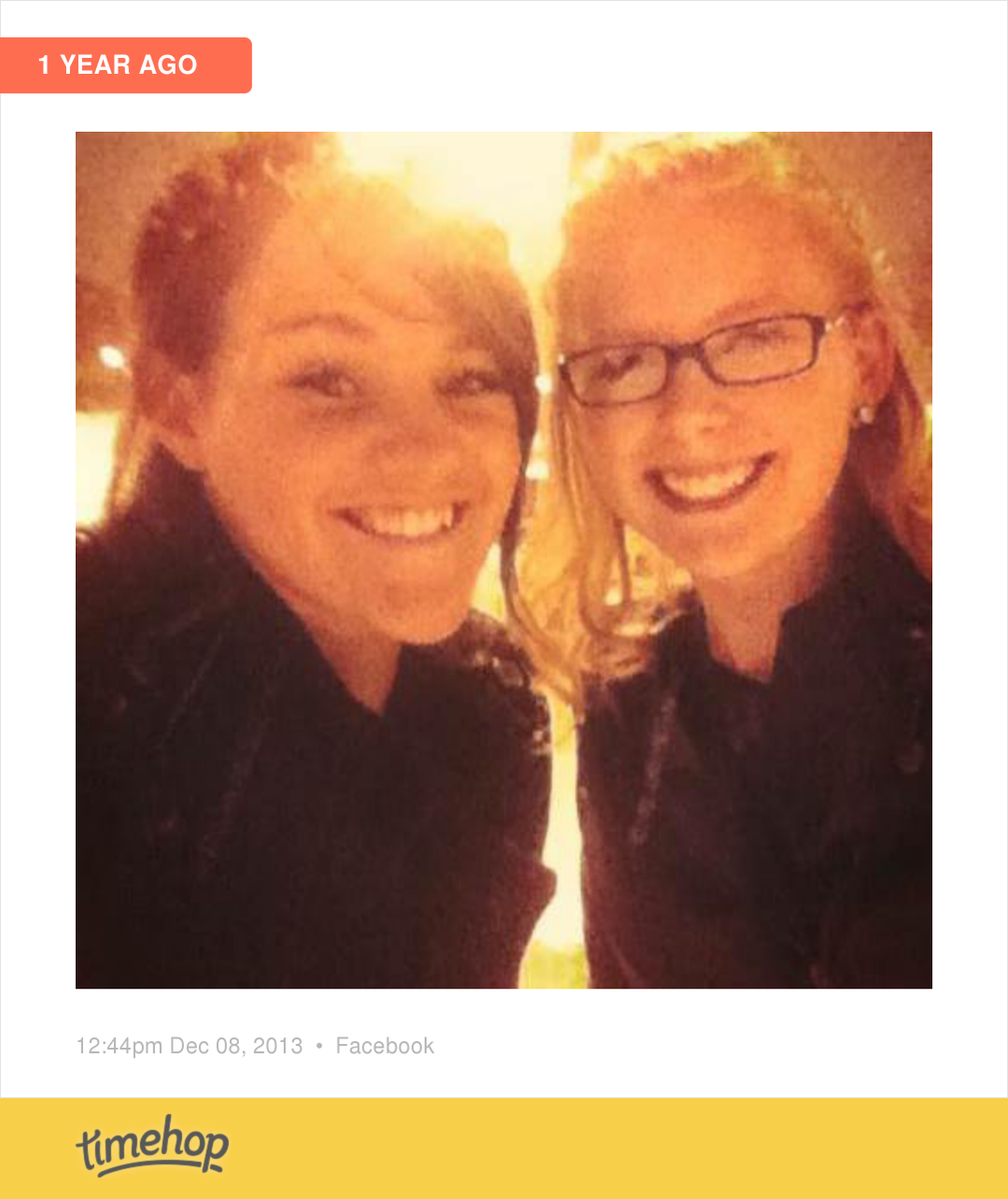 JustKay91's tweet photo. One of my favorite pictures lol BC Jenna just got done doing donuts in the parking lot lol #college #goodtimes http://t.co/sa4hX2bsVT