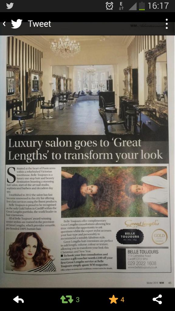 HFulthorpe's tweet photo. @GreatLengthsUK @simondanielc @BelleToujours_ congratulations . Love great lengths. Xxx great shoot. http://t.co/CkgW9UPoxB