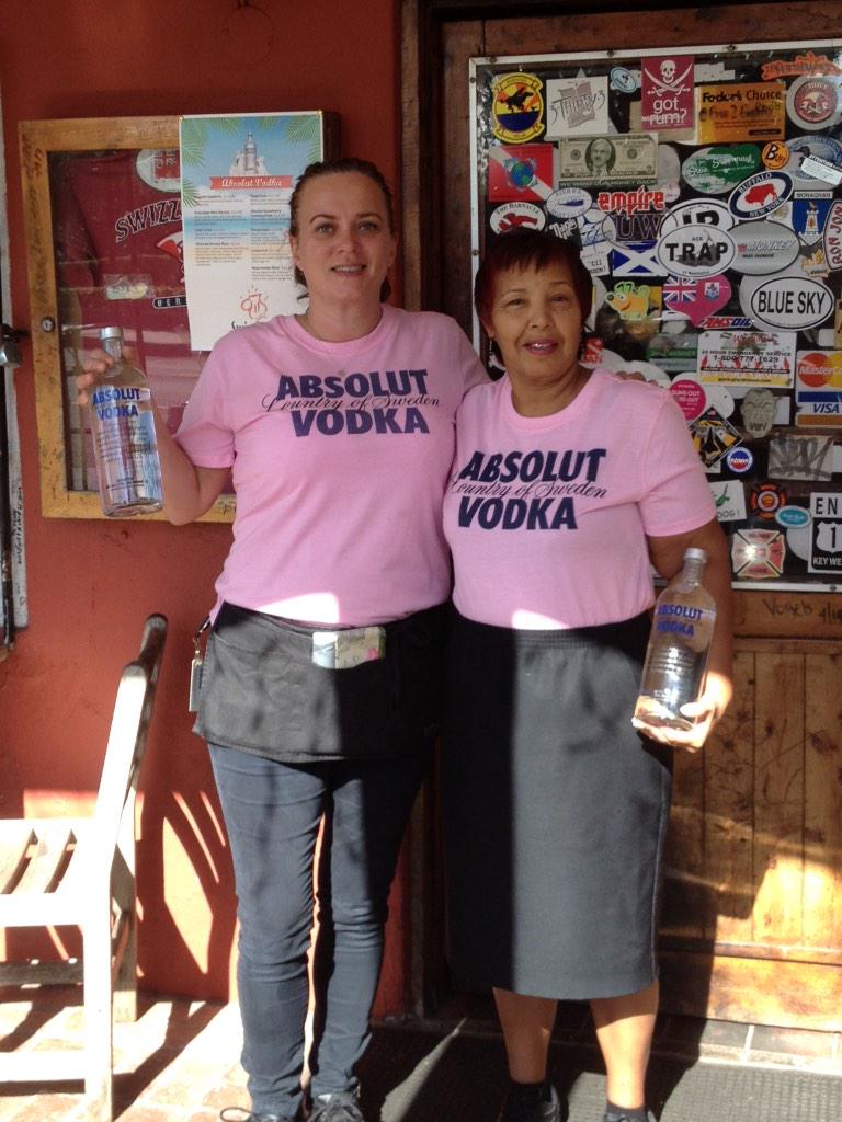 SwizzleInn's tweet photo. ABSOLUT-ly lovely! Rita and Caroline are ready to welcome you! http://t.co/V320DaBiDe