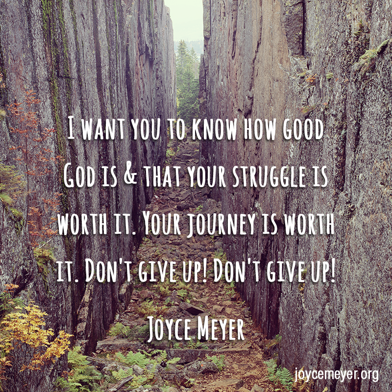 JoyceMeyer's tweet photo. #JoyceQuote http://t.co/w70WgN7zNI