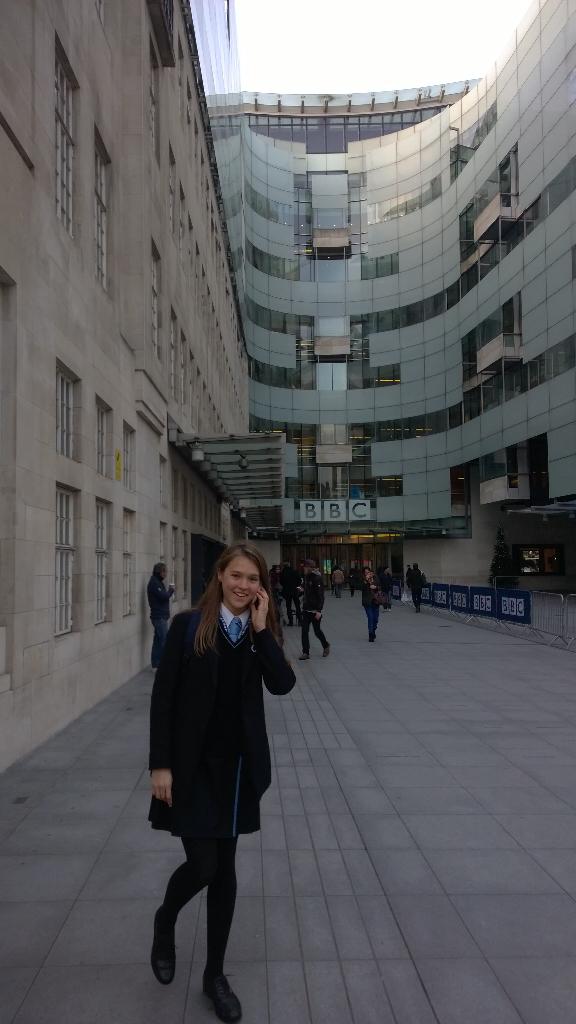 imdavidtalbert's tweet photo. Isabel &amp; I had a fabulous time at  @bbcnews where we were interviewed by @maitlis &amp; @BenBrownBBC @highgatewood http://t.co/XxSine0Zbp