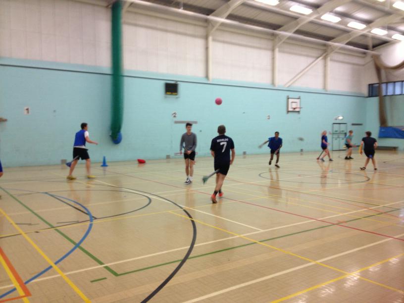 WyHigh6th's tweet photo. Quidditch in action. Watch the beater! http://t.co/7fQ4NevATy