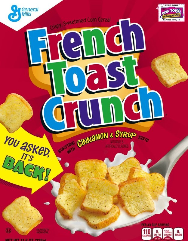 French Toast Crunch Is Back BuzzFeed Scoopnest