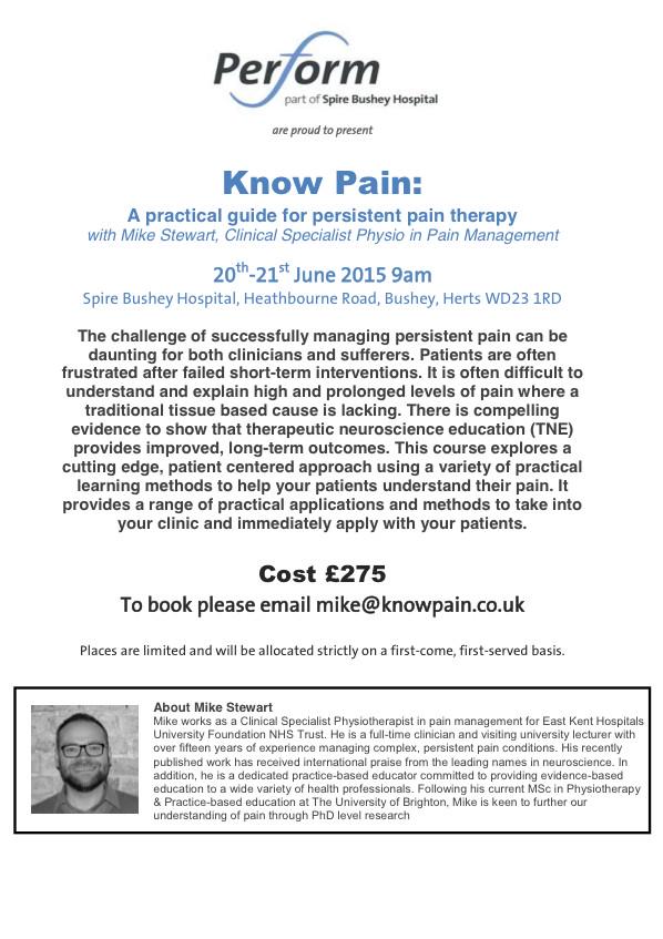 Perform4Sport's tweet photo. We are proud to present #KnowPain with @knowpainmike Please see flyer for details! http://t.co/5foV5XMhB0