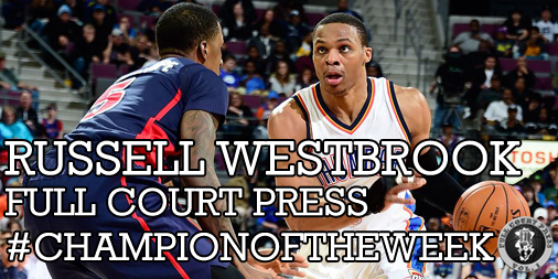 FCPVolume1's tweet photo. #ChampionOfTheWeek is Russell Westbrook, for his INSANE #dunk yesterday against the #Pistons http://t.co/okS5nW6UH9 http://t.co/bRjK8YswQt