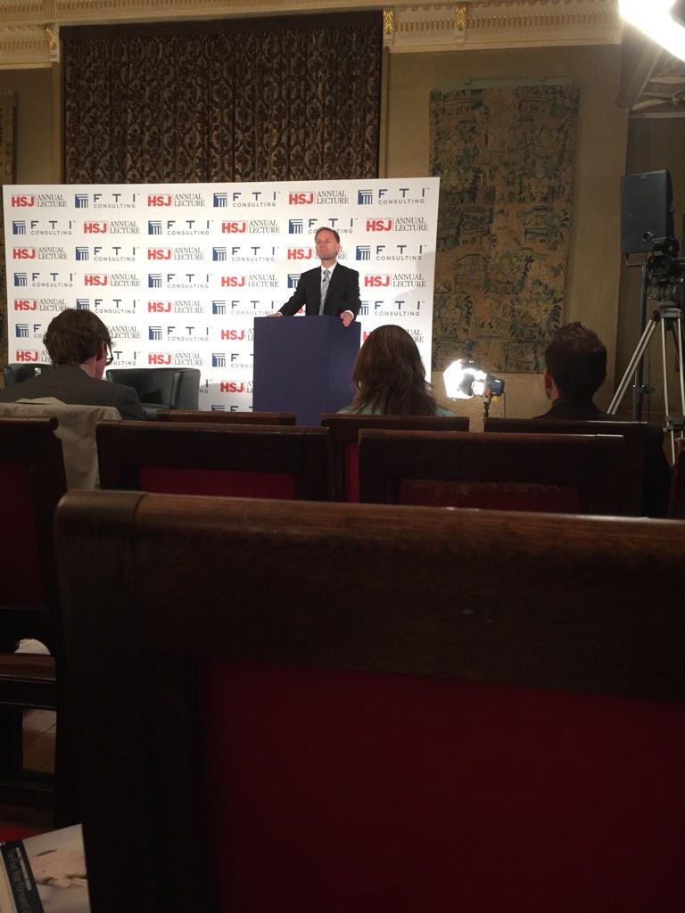 RCEMpresident's tweet image. At HSJ Annual Lecture from Simon Stevens #hsjlecture