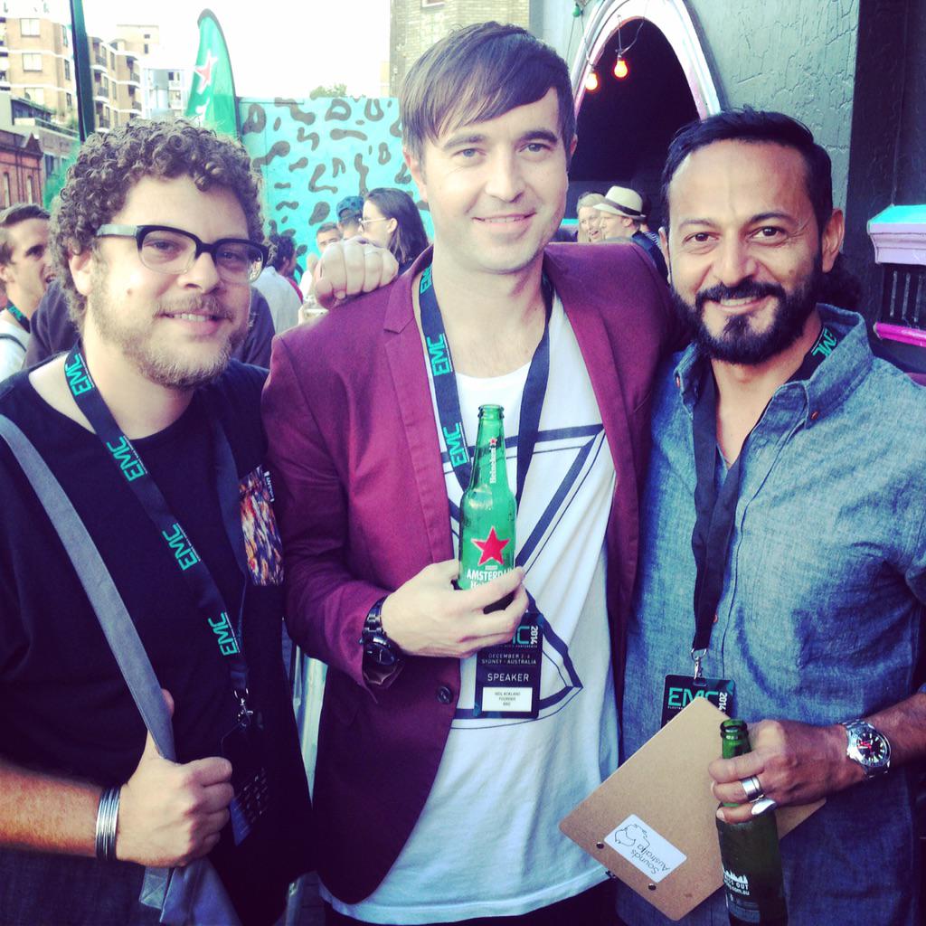 nikhilchinapa's tweet photo. In Sydney last week with @DanZilber and @NeilAckland at @EMCAustralia #EMC2014 http://t.co/9iVjAtuWqJ