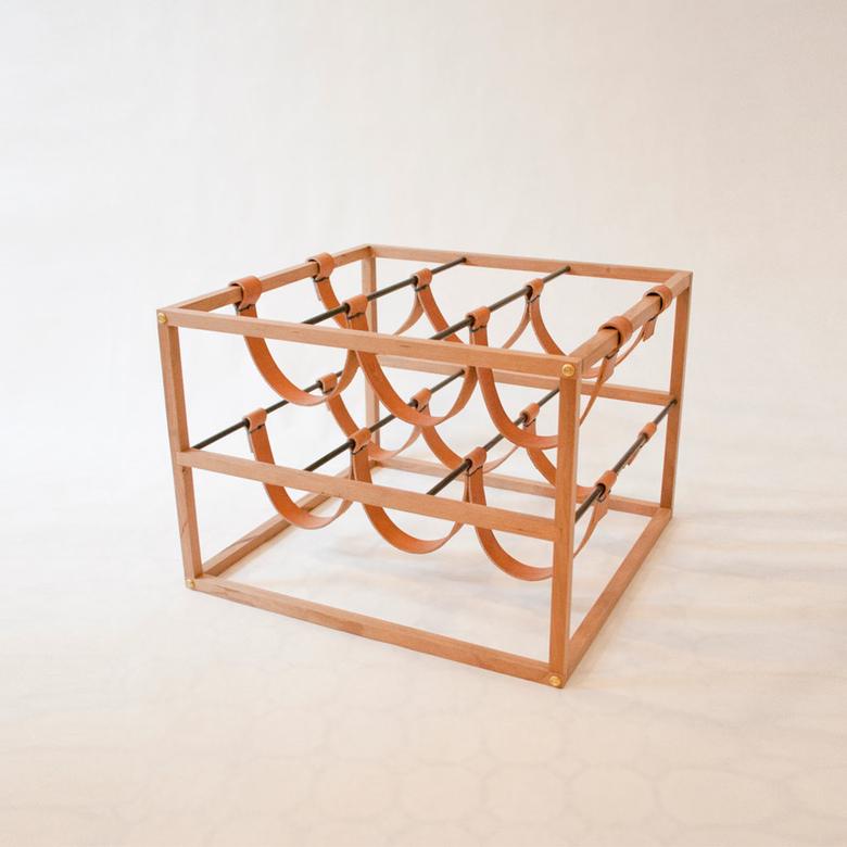 acontinuouslean's tweet photo. 59/72: Sling Wine Rack from @workofco http://t.co/72PO4V1z3W #ACLGifted http://t.co/6cyyrGSYM3