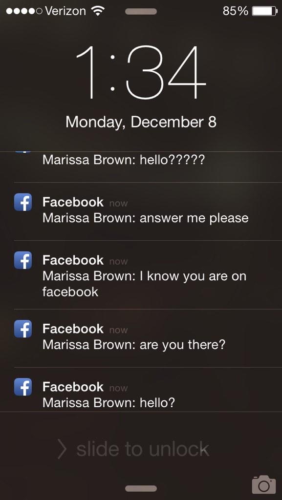 lin_higgins's tweet photo. I've had enough Marissa. Do you want me to fail? @risrisbrown http://t.co/UQK1OECdtJ