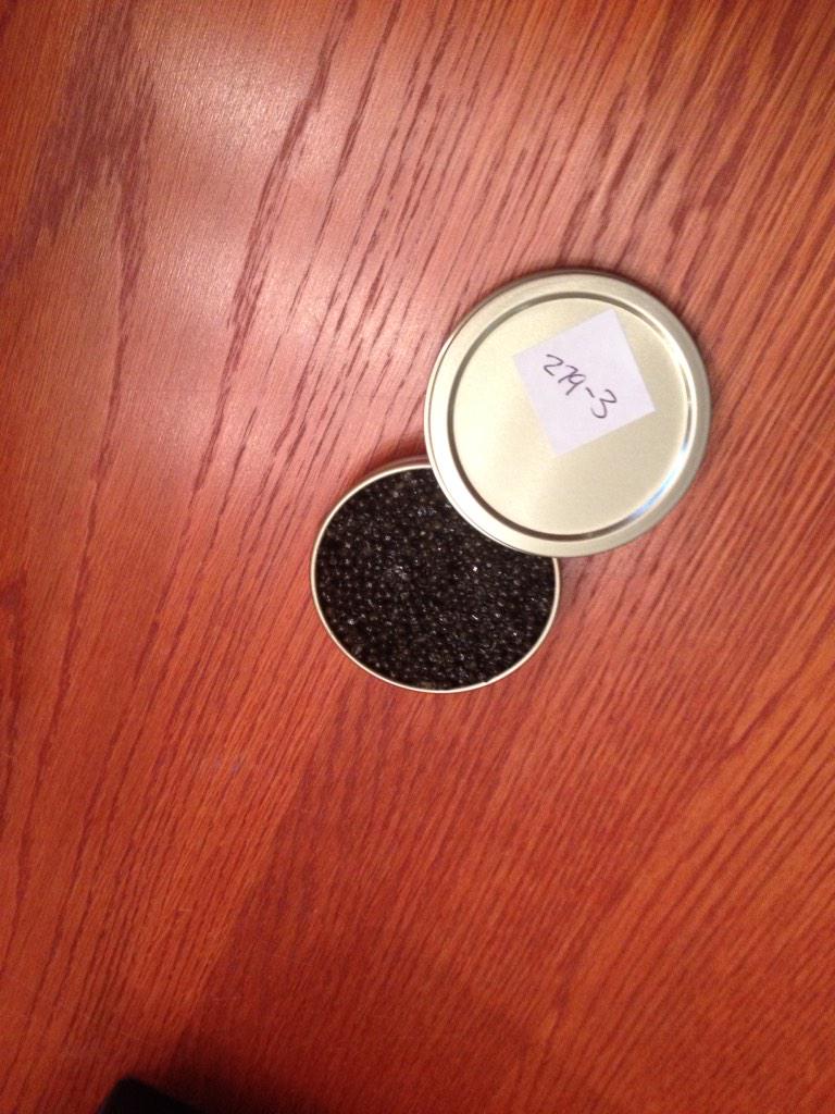 huntfishgrow's tweet photo. Caviar anyone. @CanadianCaviar @Pier_73 http://t.co/z45ouxoFVP