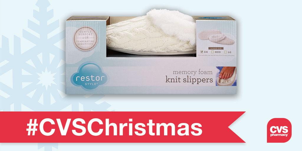 bord Flyselskaber Pub CVS Pharmacy on X: "These memory foam slippers are stylish &amp; comfy,  @allyou included them in the magazine gift guide! #CVSChristmas  http://t.co/iH9IhzviFt" / X