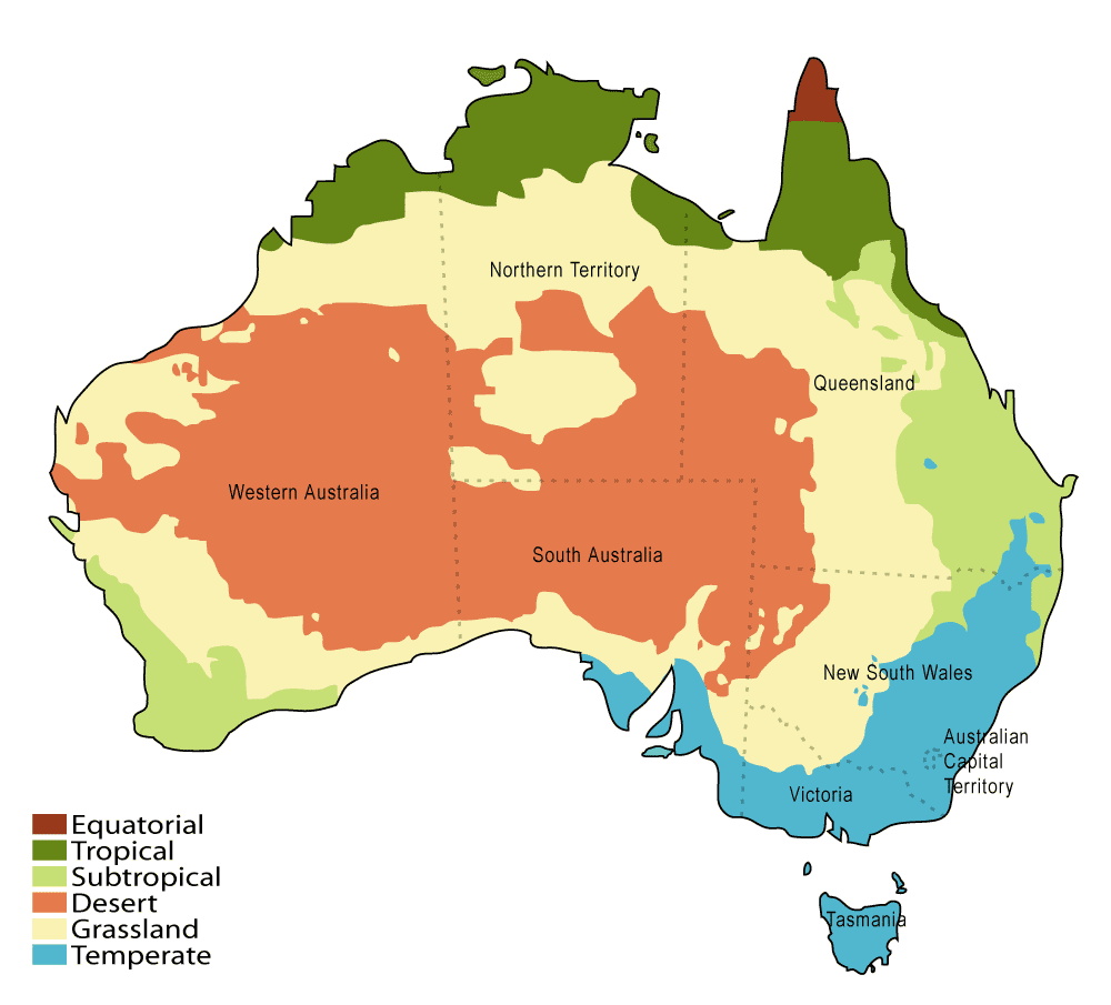 Brilliant Maps on Twitter: "Australia's 6 climate zones http://t.co/pjaZesizlv http://t.co/c9RPEBWkAY" / Twitter