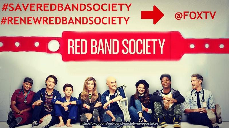#RedBandSociety fans, please don't stop tweeting to Fox Network asking the show back! Always believe never give up! 💖
