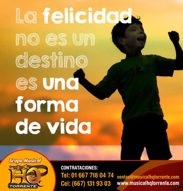 La reflexión del día es ... :D
¡Animo! con Musical HQ Torrente  ;)