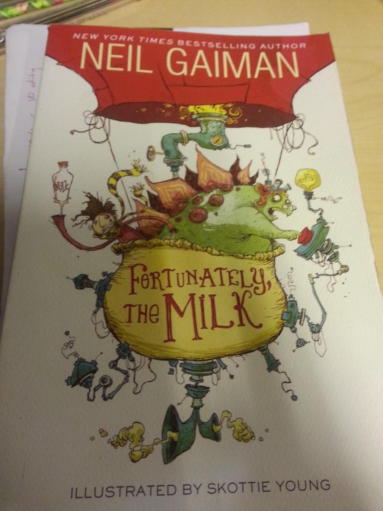 pp_reviews's tweet photo. Fortunately, The Milk #amreading http://t.co/1hRvz0M6qI