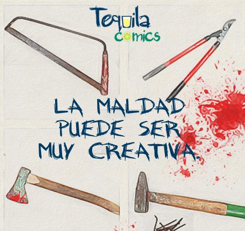 Tequilacomics2's tweet photo. La maldad puede ser muy creativa. #Frases, #Comics. http://t.co/c1lOWSG6X7