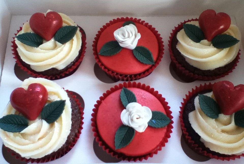Valentines cupcakes <3