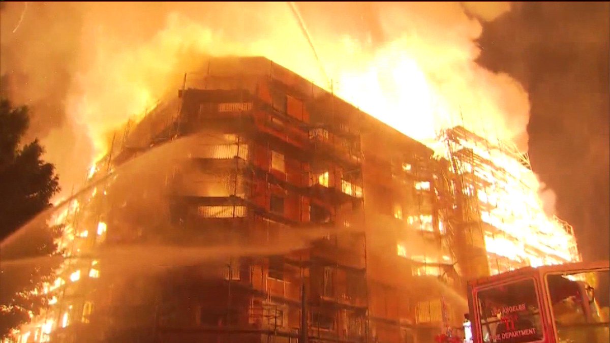 Were fire in Downtown LA arson? Set by #icantbreathe protesters?