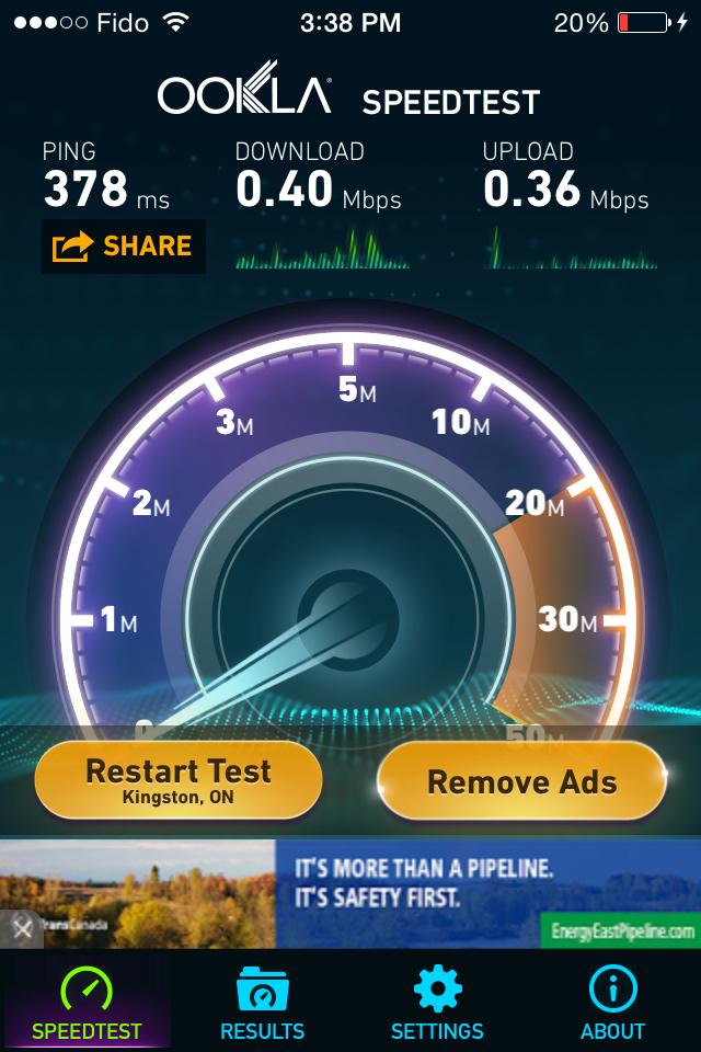 Hey @Xplornet .. Why the hell do I pay for a 10mbps download speed, when I never pass 1mbps?  Can't wait till I move.