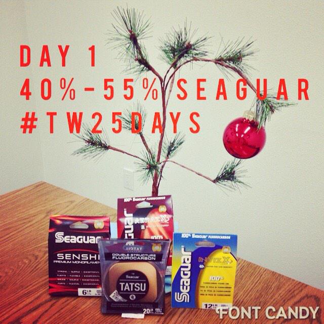 TackleWarehouse's tweet photo. The #TW25days of Savings has started! #bassfishing 

Click Here for Day 1: http://t.co/eLKkmGlsw5 http://t.co/qTR2Eft24t