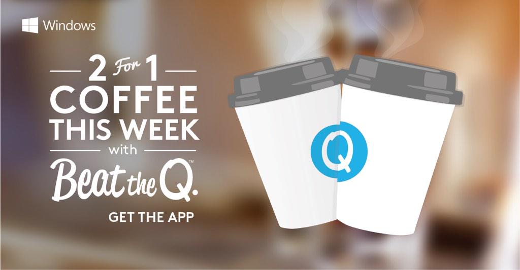 Our friends at <a href="/BeatTheQ/">Beat the Q</a> are shouting you coffee this week thanks to <a href="/Microsoft/">Microsoft</a> and the <a href="/nokia/">Nokia</a> Lumia 830