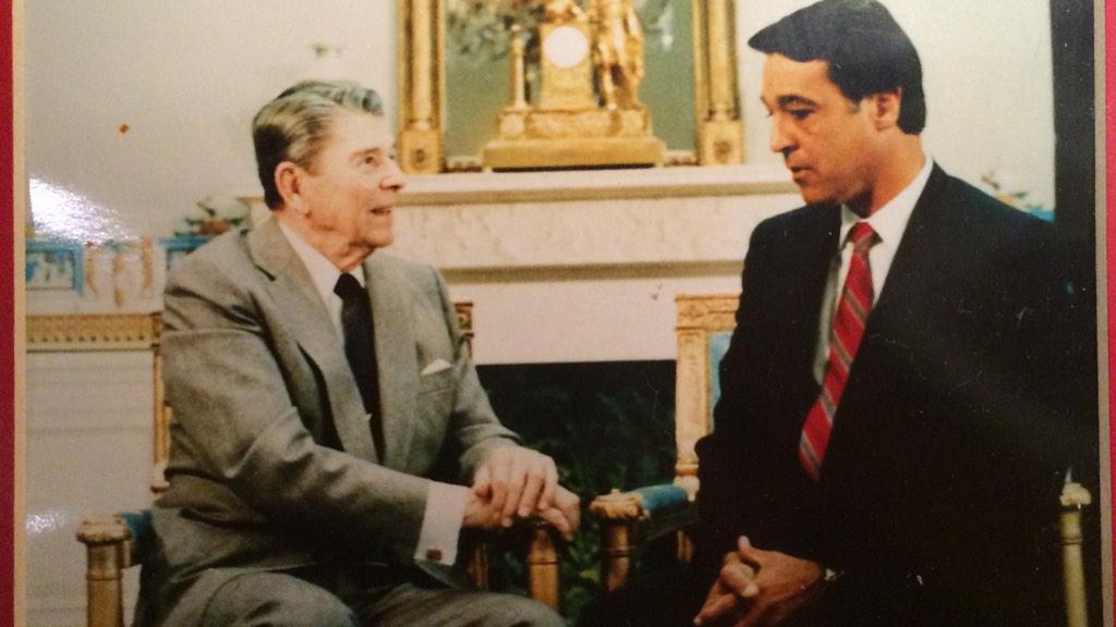 roshurtleff's tweet image. Had a pretty good weekend with @CommissionerKY sharing old stories like this picture of his dad and #reagan in 1988
