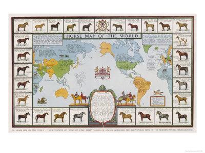 BrilliantMaps's tweet photo. Horse map of the world showing different breeds http://t.co/S72KbykWY5 http://t.co/nZBu4jB4QB