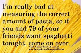 Who else feels the same way? #cookingpasta