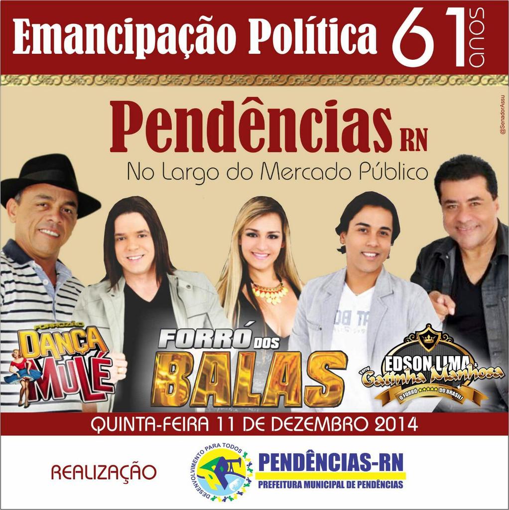 RNShows's tweet image. Em Pendências - RN... Emancipação Política...