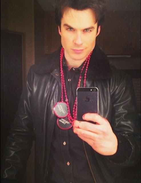 Ele deveria estar preso, por roubar toda a beleza do mundo só pra ele Happy Birthday Ian Somerhalder From Brazil 
