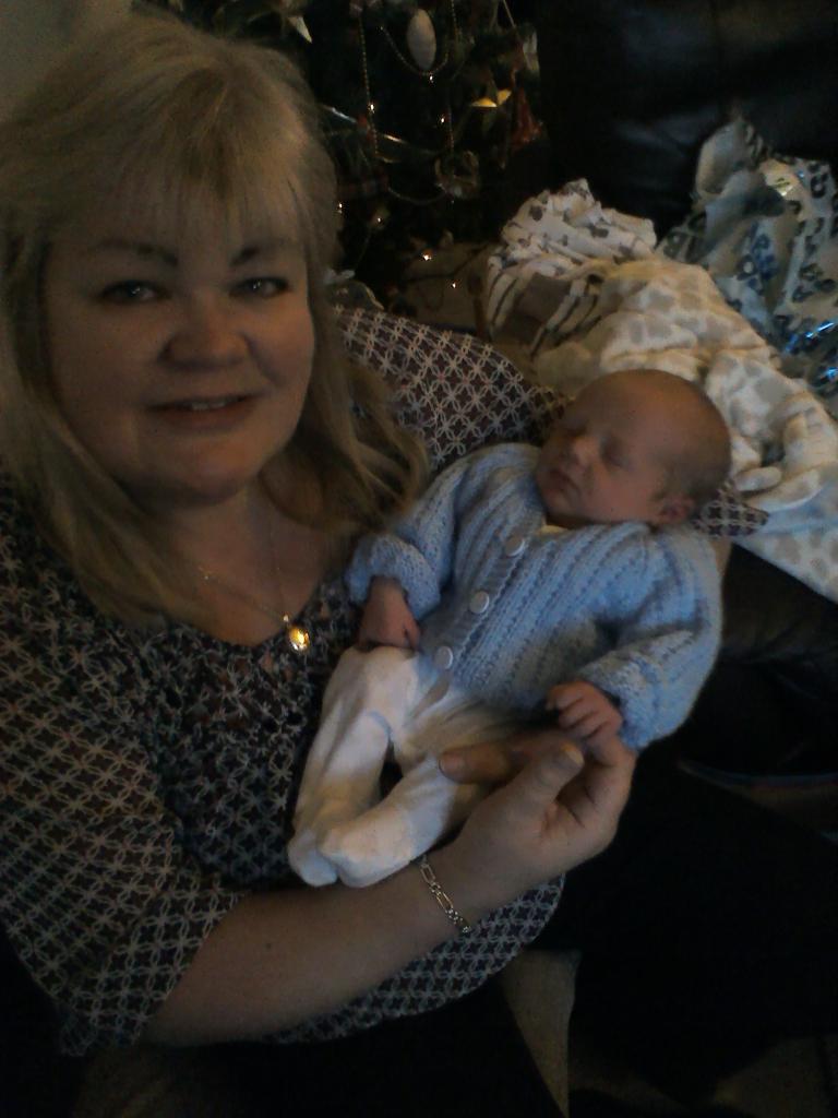 Proud Grandma Hayley Pickles to Henry McLane