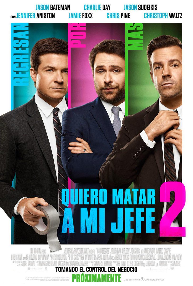 ! SI ODIAS A TU JEFE ESTE ES TU PELICULA FAVORITA - Quiero Matar a Mi Jefe 2 vela esta en carteleras ! Chau ! $$$$$