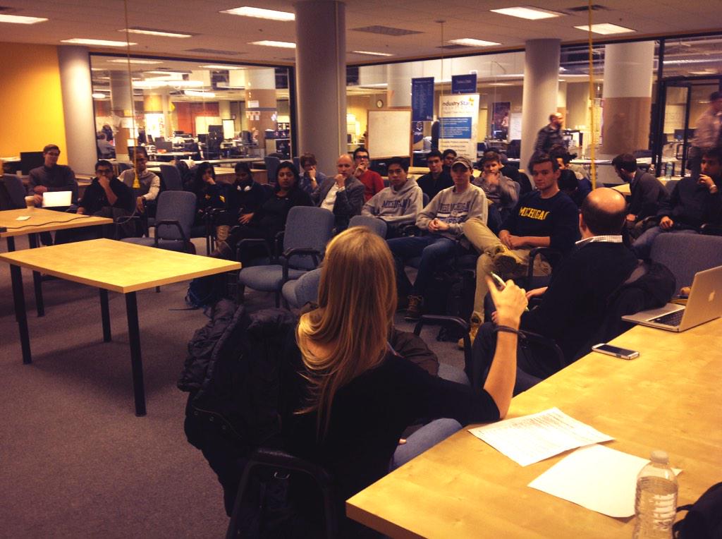 UMCFE's tweet photo. Welcome new TechArb cohort! #accelerate2014 Can't wait to see @umich student #innovation come to life http://t.co/zRYxie8J4M
